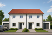 Frontansicht.png - Neubau-Doppelhaushälften – Modernes Wohnen in familienfreundlicher Lage