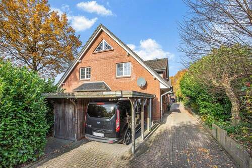 Südseite - 4 Zimmer Doppelhaushälfte in Stapelfeld