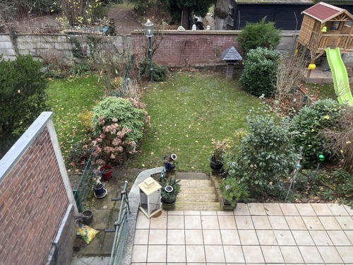 Terrasse und Garten - 4 Zimmer Reihenmittelhaus in Krefeld