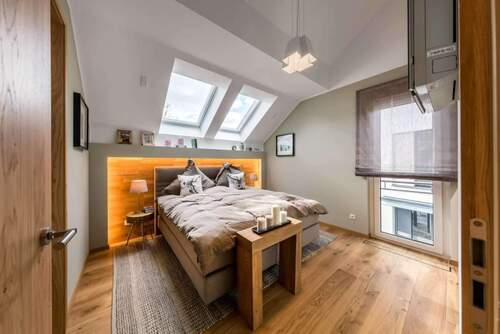 Schlafzimmer - Doppelhaushälfte mit 156,10 m&sup2; in Pforzheim zum Kaufen