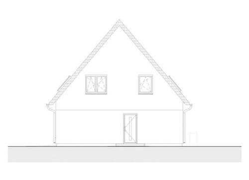 Ansicht Giebel Eingang - 