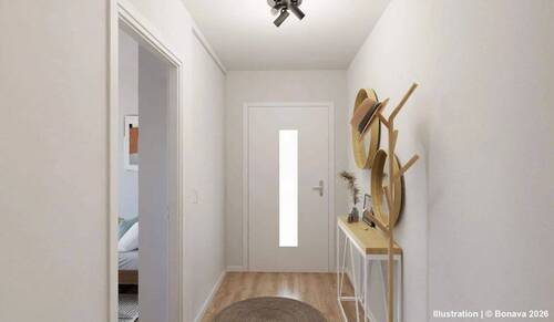 Flur unten - 4 Zimmer Doppelhaushälfte zur Miete in Müllrose