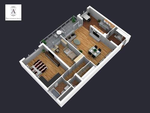 3D-Plan Ansicht 1 - 