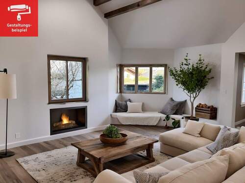 großes Wohnzimmer - 