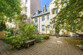 grüner Innenhof - 