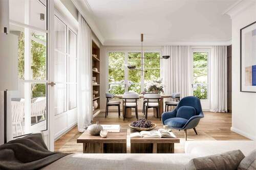 Gartenwohnung - Etagenwohnung mit 120,50 m² in Berlin / Friedenau zum Kaufen