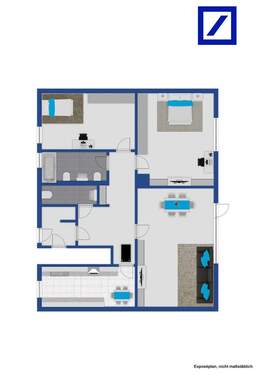 EG Beispiel möbliert - 