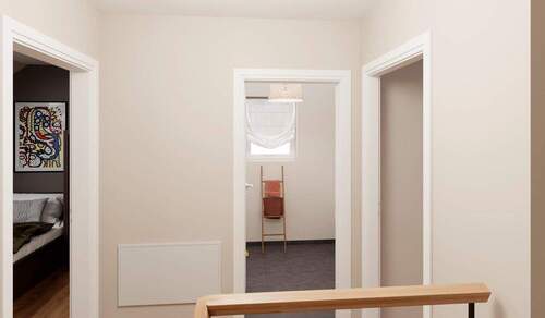 Heller und freundlicher Flur im Dachgeschoss - 