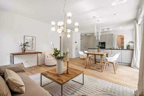 Wohnzimmer - 2 Zimmer Etagenwohnung in Wiesbaden