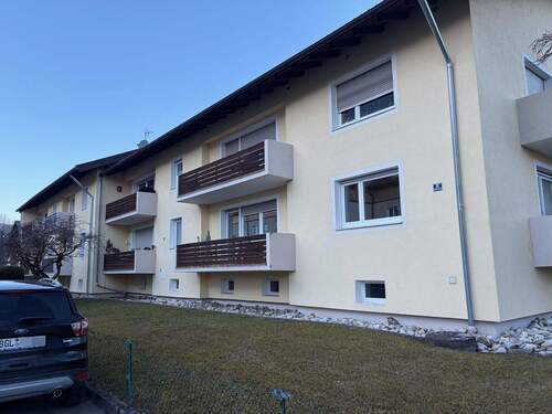 Ansicht von Egerländerstraße (Haus 9) - 2 Zimmer Mehrfamilienhaus, Wohnhaus in Piding