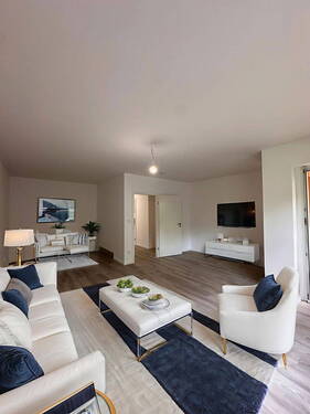 Homestaging Wohnzimmer - 3 Zimmer Etagenwohnung in Berlin