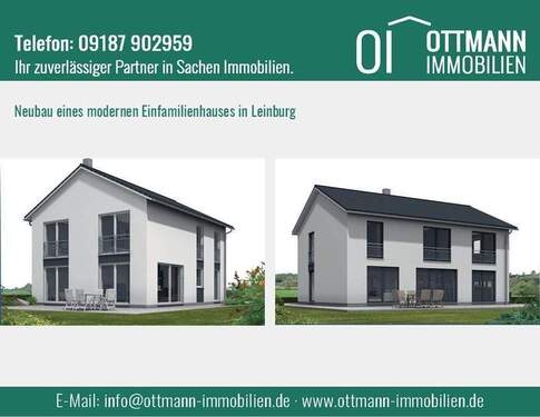 Eingangsbild EFH akt. - NEUBAU eines modernen Einfamilienhauses direkt in Leinburg