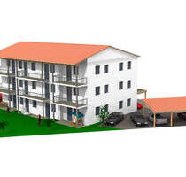 *** 3-Zimmer im EG mit Terrasse und Garten - Neubau KfW 40 Effizienzhaus mit 9 WE *** - Krumbach