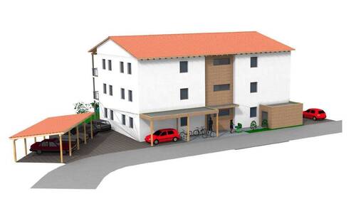 Außenansicht - 3 Zimmer Terrassenwohnung zum Kaufen in Krumbach