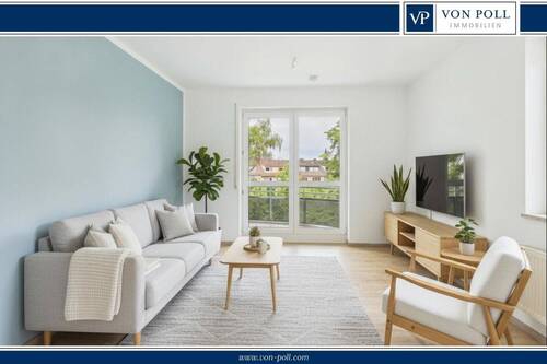Bild 1 - Attraktive 2-Zimmer-Wohnung mit großzügigem Balkon in Bamberg