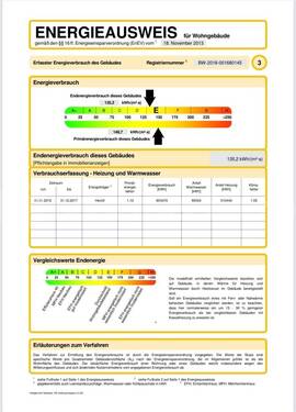 Energieausweis - 