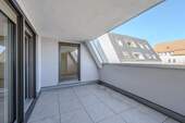 Dachloggia zum Innenhof - 
