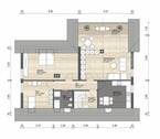 Grundrissplan Dachgeschoss - 