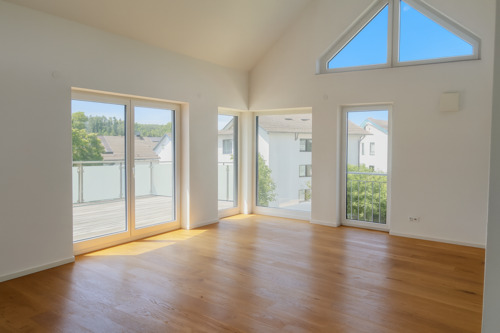Wohnzimmer 2.png - 88048 Friedrichshafen Bodensee Kluftern - Lipbach Bj 2015 Moderne 2,5-Zimmer ca. 75,20 qm mit Balkon Bergsicht, EBK & 2 Stellplätzen