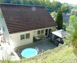 Blick auf die Terrasse - 