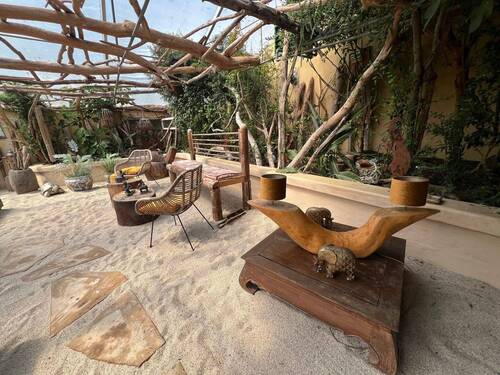 Chilloutbereich im Schwimmbad - 