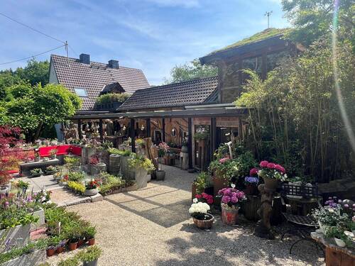 Ansicht Haus und Nebengebäude - 4 Zimmer Mehrfamilienhaus, Wohnhaus in Idar-Oberstein