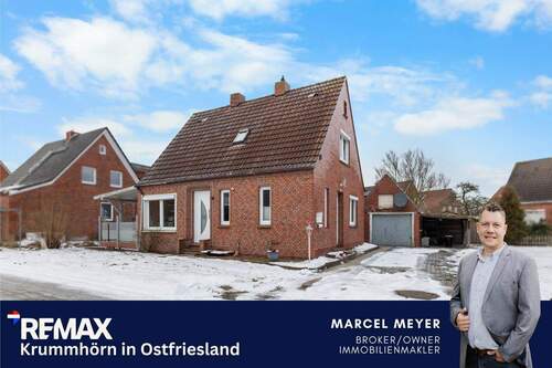 Titelbild - +++RESERVIERT+++ Kleines Familienidyll mit Renovierungsbedarf in Hinte