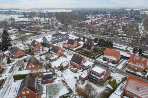 Drohnenansicht - 5 Zimmer Einfamilienhaus zum Kaufen in Hinte