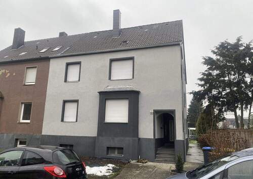 Außenansicht - Zweifamilienhaus im Ahlener Osten mit zusätzlicher Baumöglichkeit