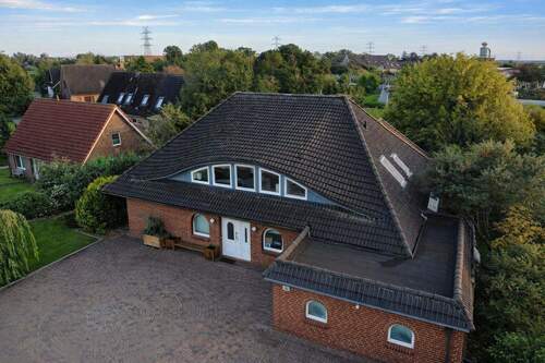 Haus aus der Vogelperspektive - 