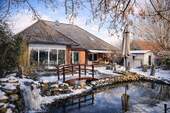 Garten im Winter - 6 Zimmer Einfamilienhaus zum Kaufen in Grünendeich
