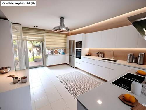 EG Küche mit Terrassenausgang - 1 Zimmer Mehrfamilienhaus, Wohnhaus zum Kaufen in Herne