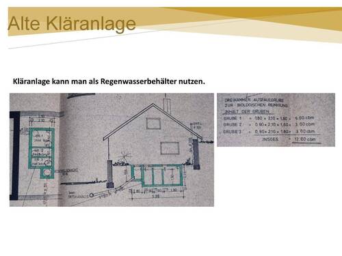 Zisterne / alte Kläranlage - 