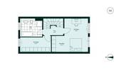 Komfortabler Grundriss im Obergeschoss - 