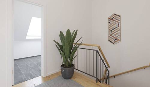 Visualisierung des Flures des Doppelhauses - 