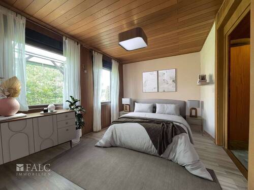 Schlafzimmer gestaged - 