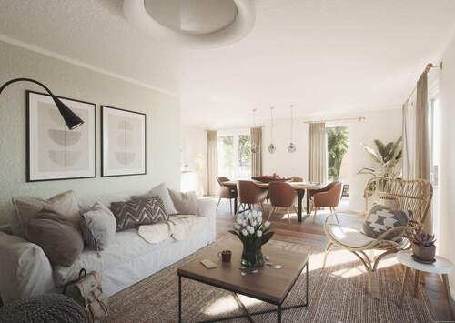 3 - Flair 113 - Wohnzimmer.jpg - Einfamilienhaus mit 124,00 m² in Wietzen zum Kaufen
