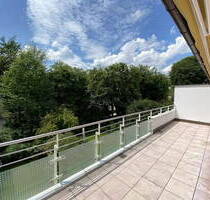 DACHTERRASSE, MENTERSCHWAIGE, ISARHOCHUFER, RUHE, SONNE + KAMIN von privat, provisionsfrei - München Untergiesing-Harlaching