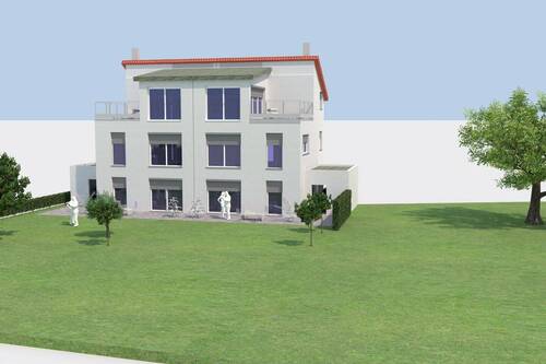 Ansicht Garten 181021.jpg - 5 Zimmer Doppelhaushälfte zum Kaufen in Leipzig