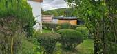 Blick in den Garten - Bungalow an der Haardt mit Garage
