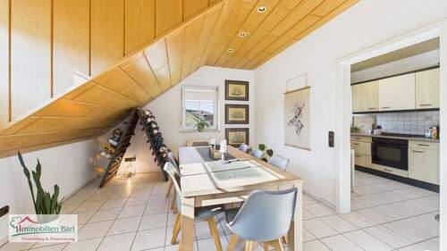 Essbereich - SAARBURG: 86 M² WOHNUNG, 2 SZ, GÄSTE-WC IN GUTER LAGE!