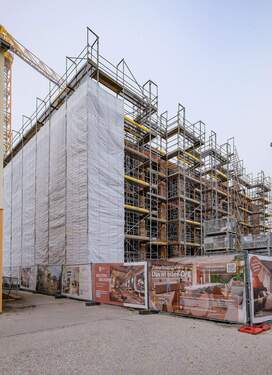 Fortschreitende Bauarbeiten - 