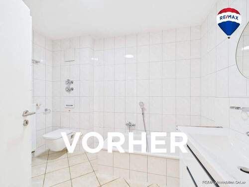 Bad vorher - 