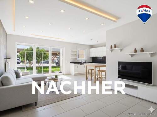 Wohnzimmer nachher - 3 Zimmer Etagenwohnung in Perl / Besch