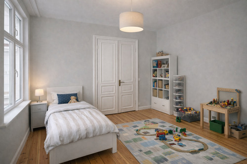 Kinderzimmer - 6 Zimmer Etagenwohnung in Berlin