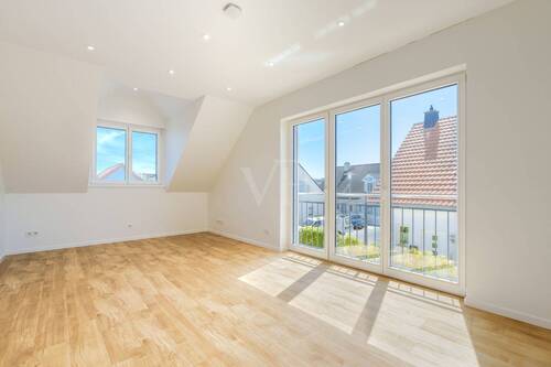 lichtdurchflutetes Schlafzimmer - 