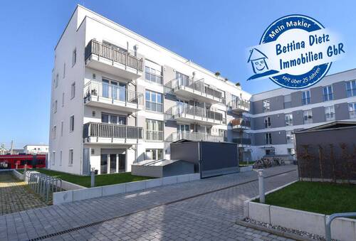 Außenansicht - DIETZ: Moderne und helle 2-Zimmerwohnung im EG! mit 1 TG-Stellplatz und Kellerraum!