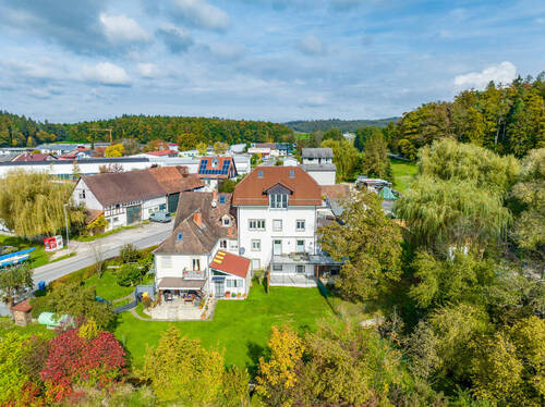 Luftaufnahmen_Kaltbrunner_Str_40_Allensbach_Komprimiert-7 - Wohn- und Geschäftshaus: Historische Mühle in Allensbach mit Land- und Pferdewirtschaft