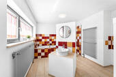 Badezimmer ausgestattet mit... - 
