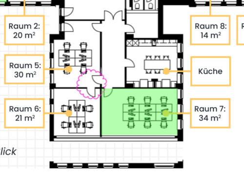 Büroraum 7 (Wasserblick) - 